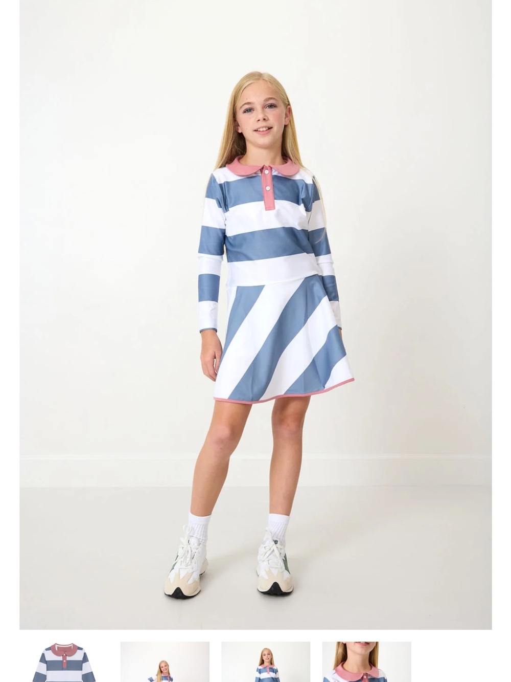 Courtside kids skater dress